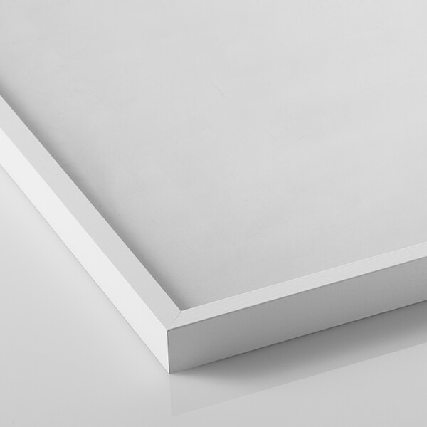 wooden frame white